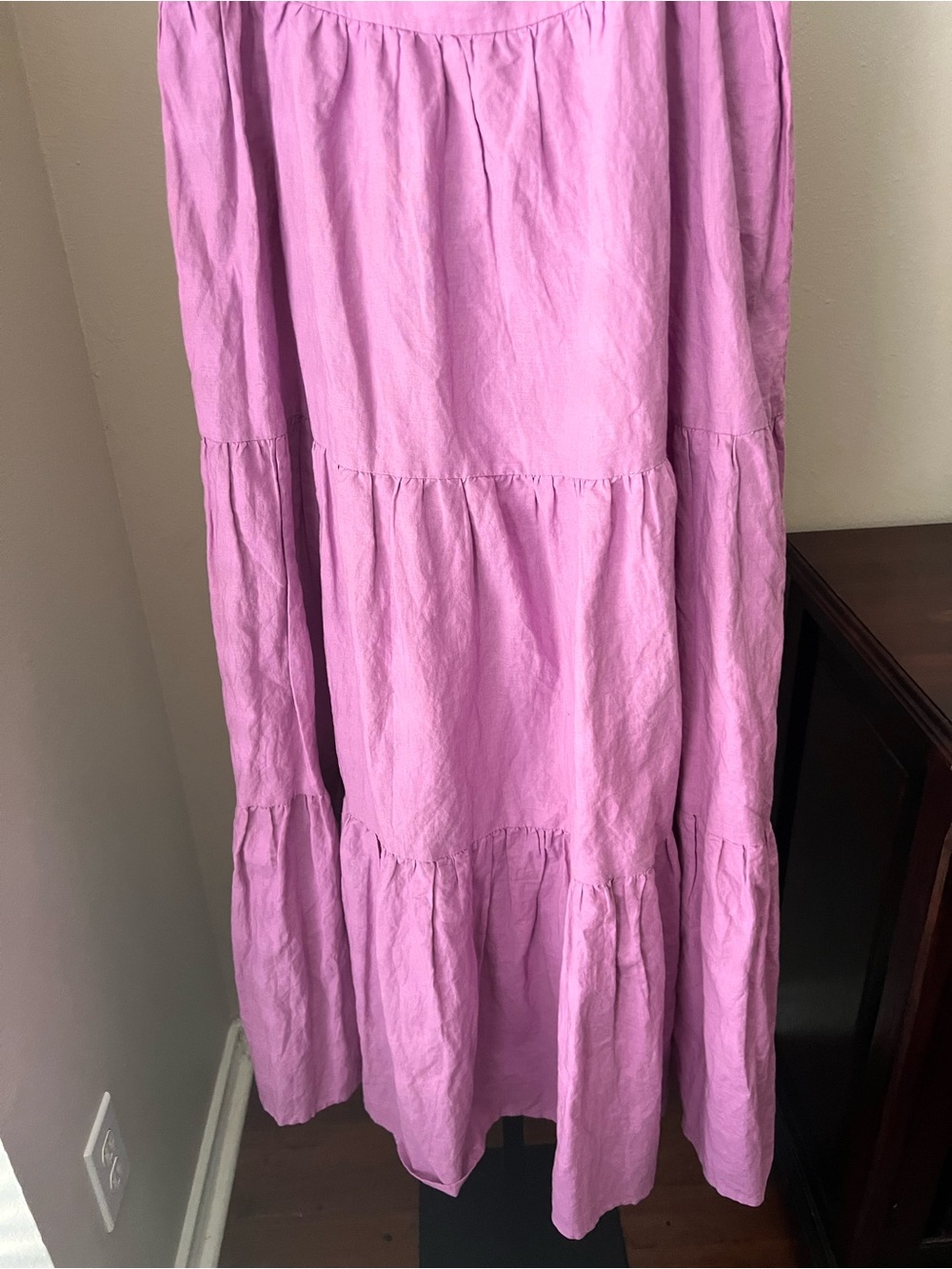 Charlie holiday Sleeveless Tiered Maxi Dress in Lilac - Picture 7 of 8